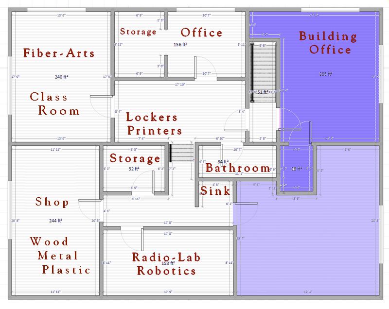 The Cogworks Floor Plan